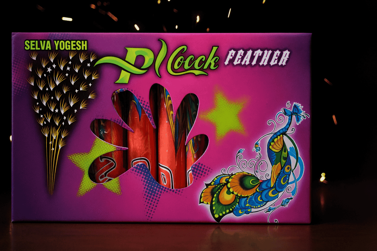 Peacock Feathers (5pcs per box)